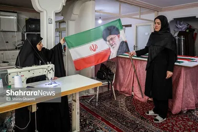 گزارش تصویری | پرچم میهن، برای ایستادگی ایران