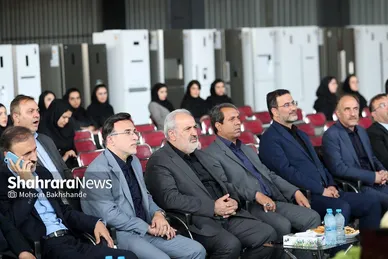 مراسم افتتاح چند طرح صنعتی و کارخانجات تولیدی در مشهد