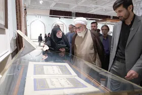 مراسم بازآفرینی موزه قرآن حرم مطهر امام رضا(ع) برگزار شد