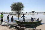 عکس/ سیل در منطقه «دشتیاری» سیستان و بلوچستان