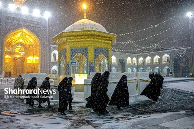 گزارش تصویری | بارش شدید برف در مشهد