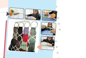کاردستی | آموزش درست کردن &laquo;جای شال و روسری&raquo;