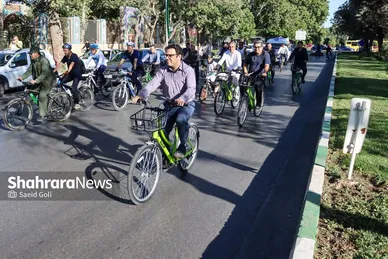 گزارش تصویری | روز جهانی دوچرخه‌سواری در مشهد