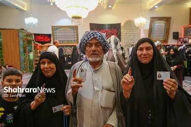 عکس‌هایی از مرحله دوم انتخابات چهاردهمین دوره ریاست‌جمهوری در مشهد (۲)