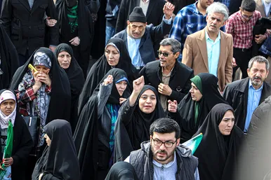 راهپیمایی 22 بهمن در مشهد - 3