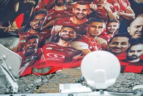 پلیس مقابل باشگاه پرسپولیس حاضر شد