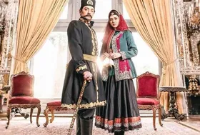عروسی بهرام رادان و پریناز ایزدیار در سریال جیران + فیلم