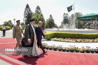 استقبال رسمی شهباز شریف از سید ابراهیم رئیسی