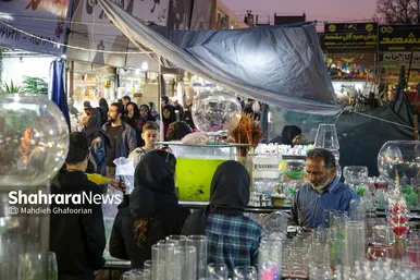 حال و هوای بازار گل مشهد در آستانه عید
