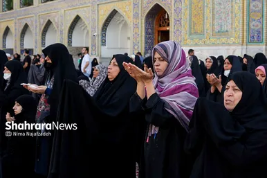 نماز عید سعید قربان در حرم مطهر رضوی