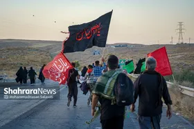 بهره&zwnj;برداری موقت از ایستگاه دائمی استقبال از زائران در محور نیشابور-مشهد | ظرفیت همزمان میزبانی از دو هزار زائر پیاده در دهه پایانی صفر