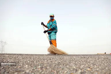 پاکسازی ٧ محور ورودی مشهد مقدس در دهه آخر صفر
