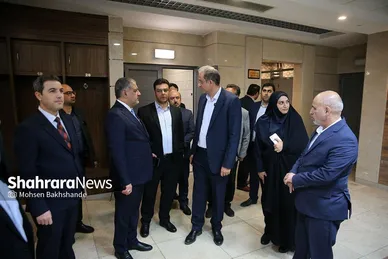 گزارش تصویری | بازدید وزیر ورزش عراق از استادیوم امام‌رضا(ع) مشهد