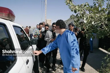 گزارش تصویری | بازسازی صحنه قتل در جاده شهرک صنعتی فردوسی مشهد