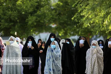 اقامه نماز عید سعید فطر در حرم مطهر امام رضا(ع)