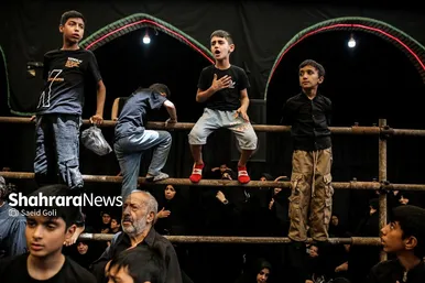 گزارش تصویری | تعزیه دوازدهم محرم در حسینیه کرمانی های مشهد