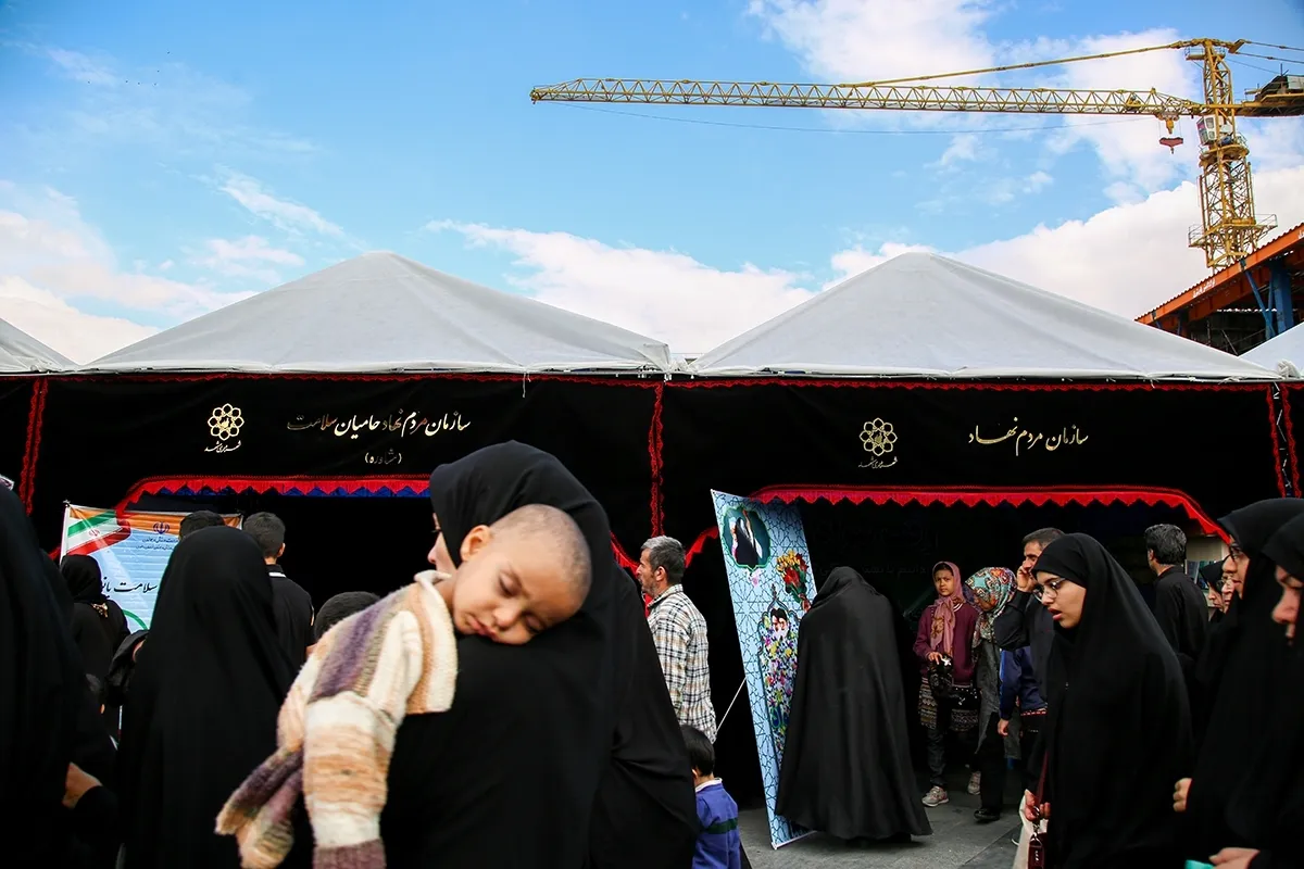بهره‌برداری موقت از ایستگاه استقبال از زائر منطقه ۷ شهرداری مشهد برای پذیرایی از زائران در دهه پایانی صفر ۱۴۰۴