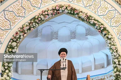 گزارش تصویری | اقامه نماز عید سعید قربان در حرم مطهر رضوی