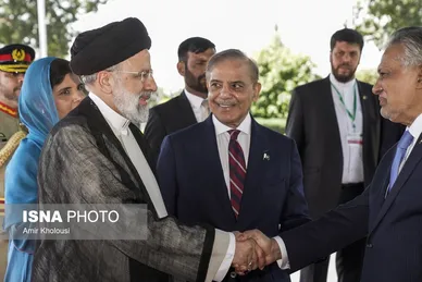 استقبال رسمی شهباز شریف از سید ابراهیم رئیسی