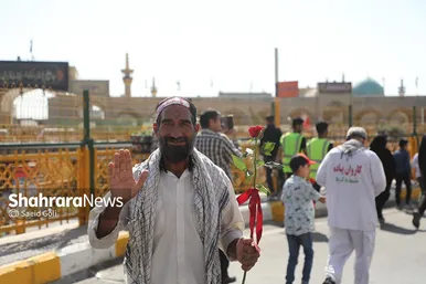 مراسم استقبال کاروان پیاده انصار الحسین (ع)