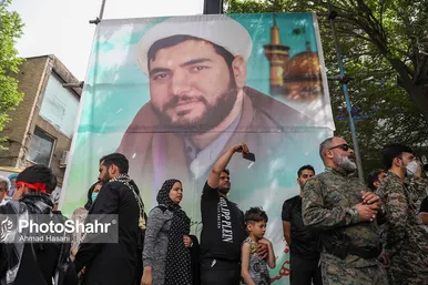 تشییع پیکر شهید حجت الاسلام دارایی در مشهد