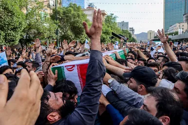تشییع باشکوه پیکر «شهید غیرت» حمیدرضا الداغی