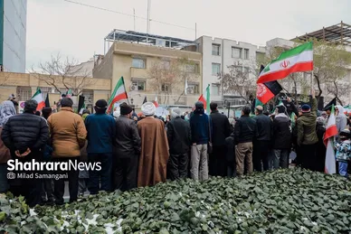 گزارش تصویری | تجمع مهاجران افغانستانی در محکومت جنایت آمریکا و رژیم صهیونیستی مقابل دفتر سازمان ملل در مشهد