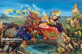 نمایشگاه نقاشی &laquo;مرغان عجب&raquo; در گالری هنگام مشهد | پرواز میان هراس و حقیقت در ضیافت رنگ و رویا