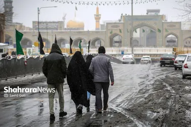 گزارش تصویری | بارش برف در مشهد