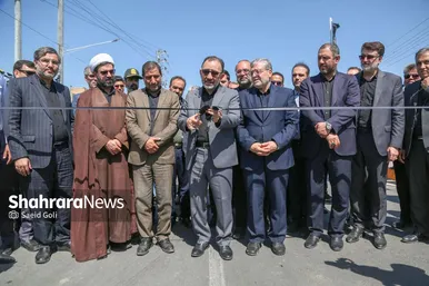 بهره‌برداری از پل دوم و اصلاح هندسی ورودی جاده سرخس به مشهد