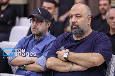 عکس‌هایی از مراسم ترحیم شهید «علیرضا تنابنده» برادرزاده محسن تنابنده