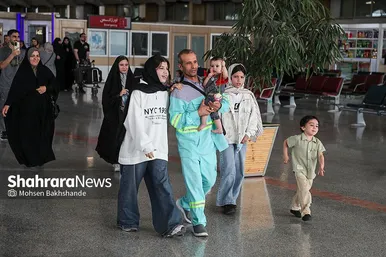گزارش تصویری | استقبال از کاروان خدام الحسین