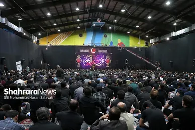 مراسم احیاء شب ۲۱ ماه رمضان و وداع با پیکر شهید گمنام در شهرک شهید رجایی