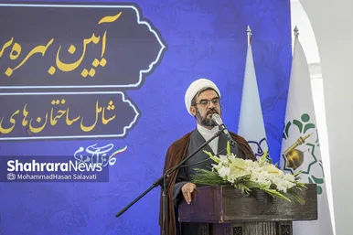 گزارش تصویری | بهره‌برداری از کلان‌پروژه عروجیان در آرامستان بهشت رضا (ع)