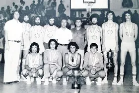 قاب خاطره | تیم بسکتبال منتخب آموزشگاه&zwnj;های خراسان در سال ۵۴