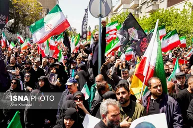 گزارش تصویری | مراسم اربعین رهبر شهید انقلاب در تهران
