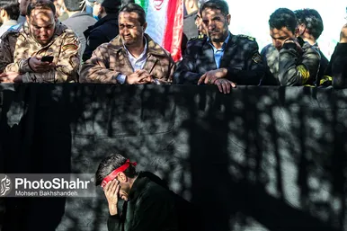 مراسم تشییع و تدفین شهید گمنام در دانشگاه فردوسی مشهد