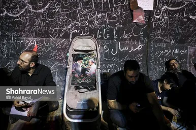 گزارش تصویری | عزاداری شبانه در مصلی تهران