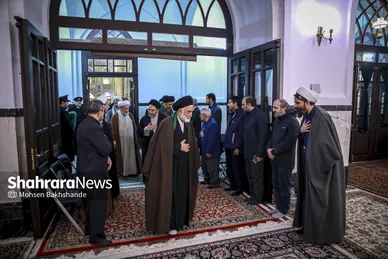 گزارش تصویری | مراسم ترحیم مرحوم آیت‌الله محمدهادی عبدخدایی در حرم مطهر رضوی