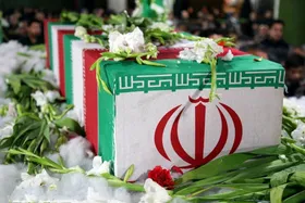 مراسم تشییع سردار سید یزدان میر از فرماندهان سپاه پاسداران انقلاب اسلامی + فیلم