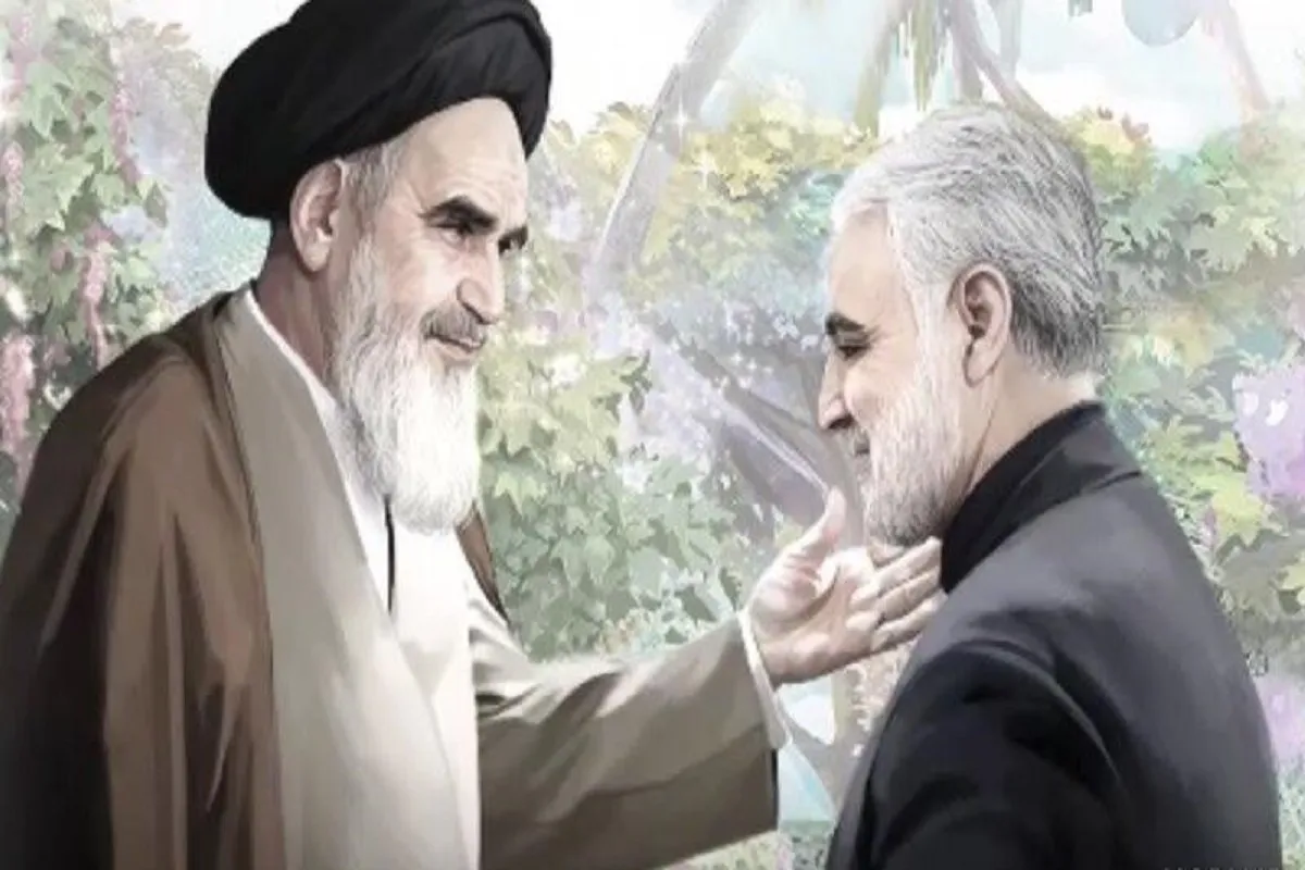 انتشار برای اولین بار | دست نوشته شهید حاج قاسم سلیمانی درباره امام خمینی (ره) + عکس