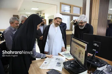 بازدید جمعی از مسئولین شهری و استانی مشهدمقدس از موسسه فرهنگی شهرآرا (۵) (۱۷ مرداد ۱۴۰۳)