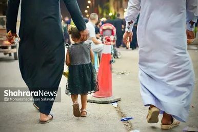عکس | زائران پیاده در مسیر کربلا (۲)