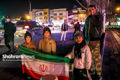 شادی مردم مشهد پس از صعود تیم ملی ایران به جام جهانی 2022