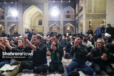 گزارش تصویری | مراسم احیا ویژه ناشنوایان در شب‌ بیست یکم ماه مبارک رمضان