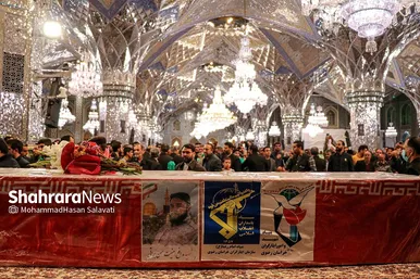 تشییع پیکر شهید مدافع امنیت «حسن براتی» در مشهد