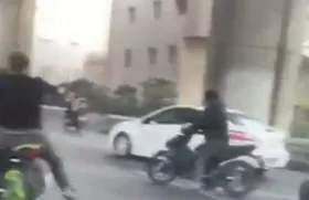 توضیحات رسمی پلیس پایتخت در مورد ویدیوی سرقت و تیراندازی در بزرگراه صدر