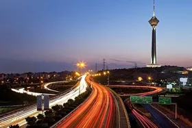 برج میلاد در تاسوعا و عاشورای حسینی سیاه&zwnj; پوشید