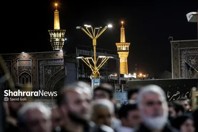 گزارش تصویری | مراسم وداع با شهید مقاومت، حجت‌الاسلام سیداسماعیل خطیب در حرم مطهر رضوی