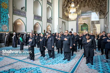 بدرقه کاروان‌های زیر سایه خورشید از حرم مطهر امام رضا(ع)